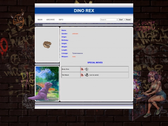 dinorex/tyrannosaurus screenshot