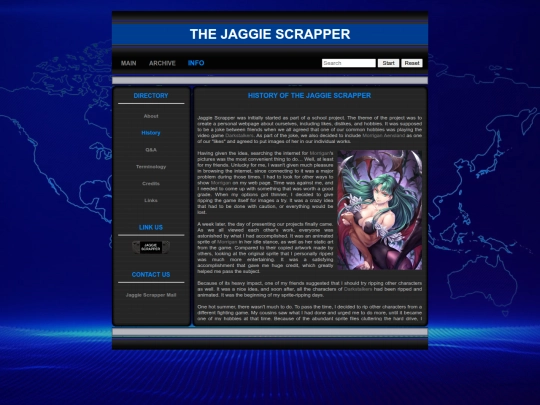history screenshot