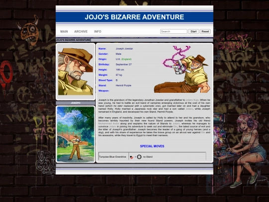 jojo/joestar screenshot