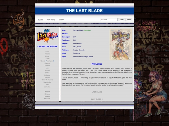 lastblade screenshot