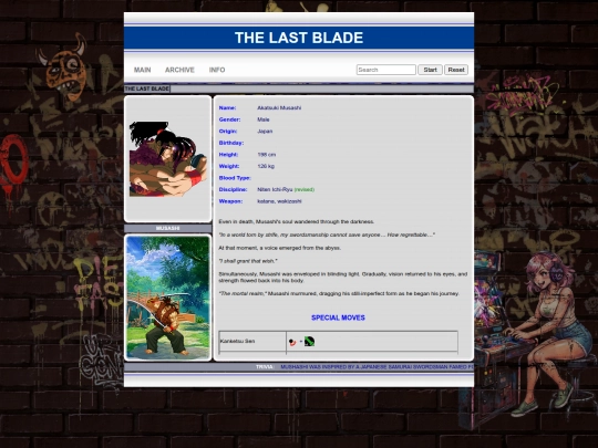 lastblade/musashi screenshot