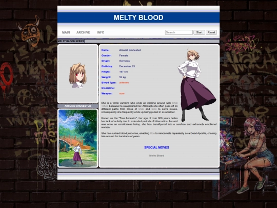 meltyblood/arcueid screenshot