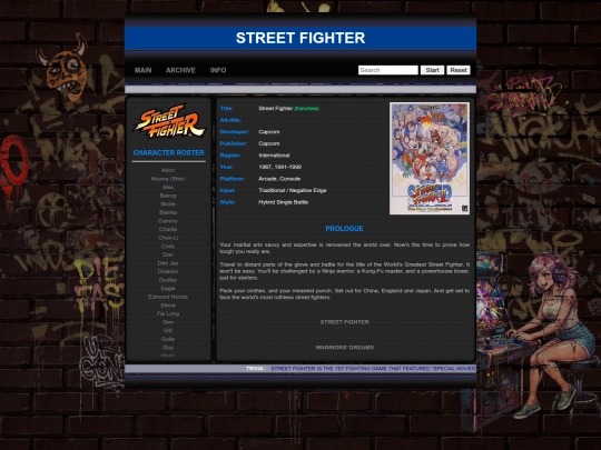streetfighter screenshot