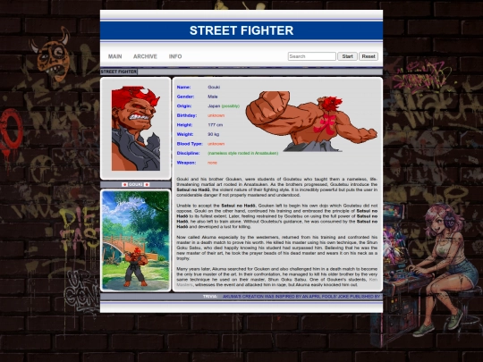streetfighter/akuma screenshot