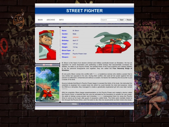streetfighter/bison screenshot