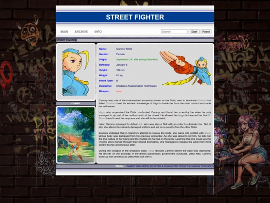 streetfighter/cammy screenshot