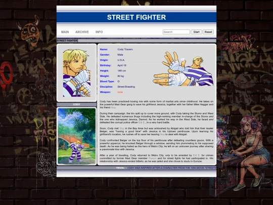 streetfighter/cody screenshot