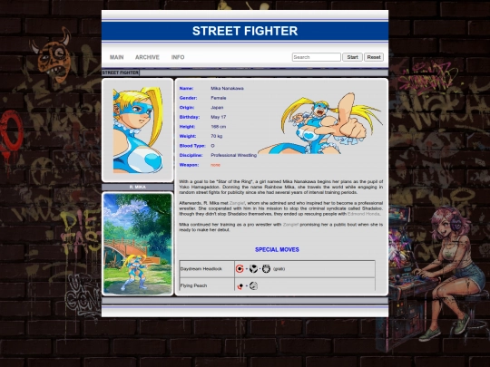 streetfighter/mika screenshot