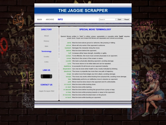 terminology screenshot