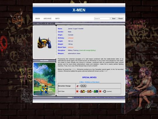 xmen/wolverine screenshot