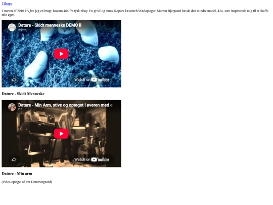 musik/dature_page screenshot