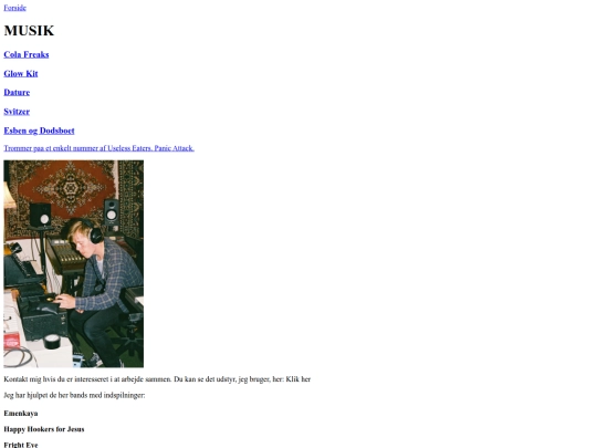 musik_frontpage screenshot