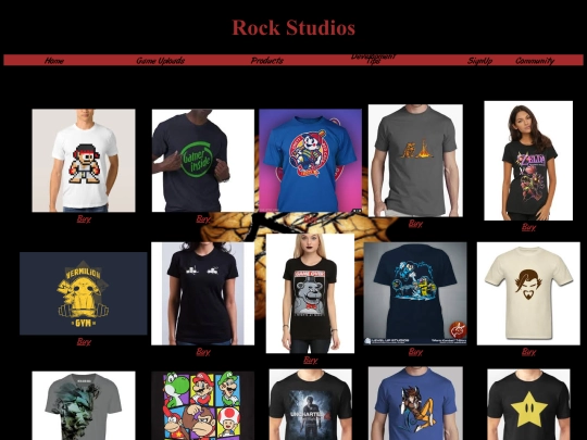 Products screenshot