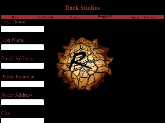 SignUp screenshot