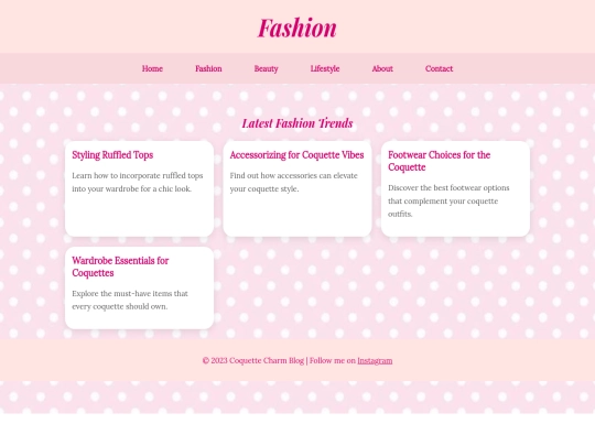 fashion screenshot