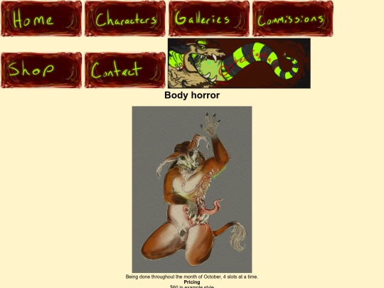 pages/commspecials screenshot