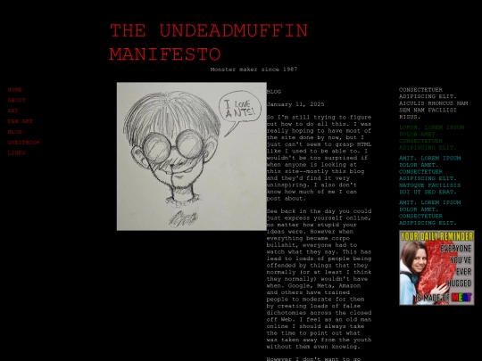 blog screenshot