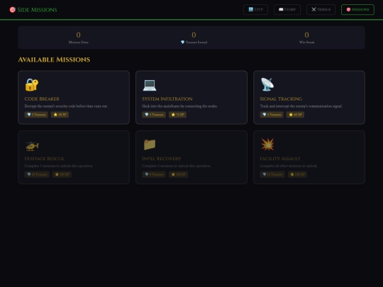 missions screenshot