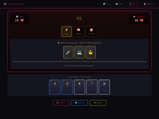 versus screenshot