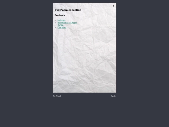 poems screenshot