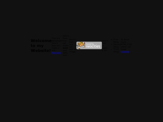 Blog screenshot