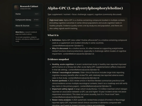 compounds/alpha-gpc screenshot