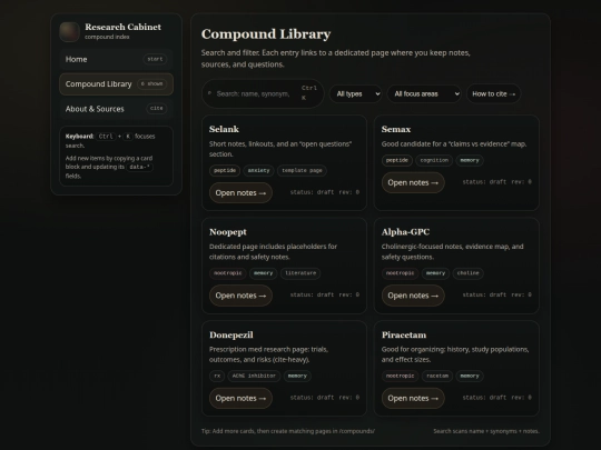 library screenshot