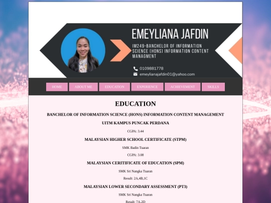 Education screenshot