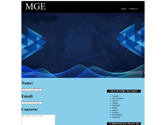 Contact Us screenshot