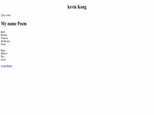 index screenshot