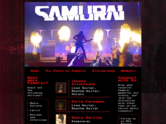 Samurai/Members screenshot