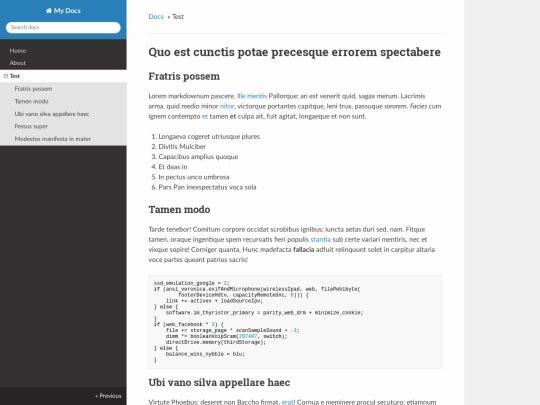 test screenshot