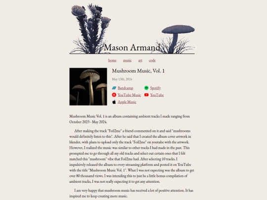 music/mushroom-music screenshot