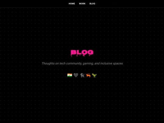 blog screenshot