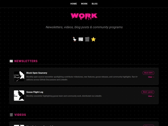 work screenshot