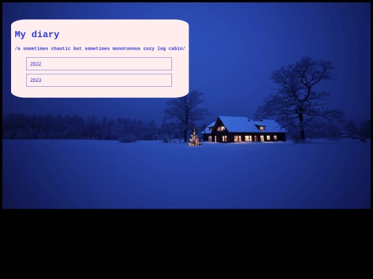 diary screenshot