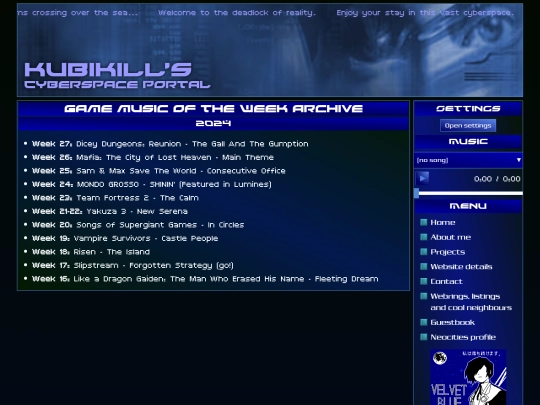main/music-of-the-week-archive screenshot