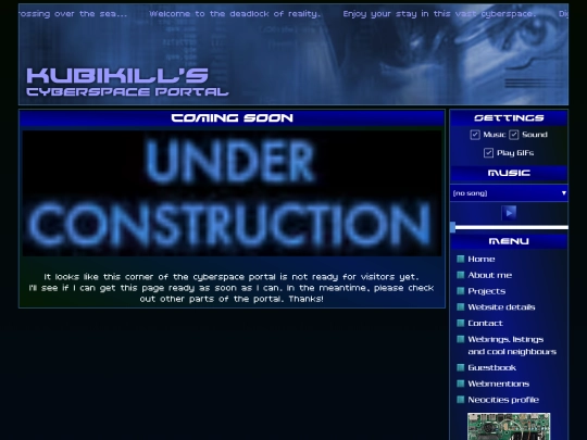 main/under-construction screenshot
