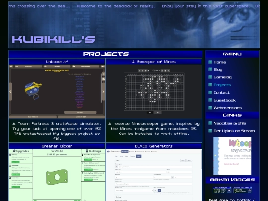 projects screenshot