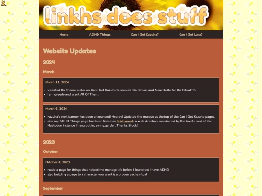 updates screenshot