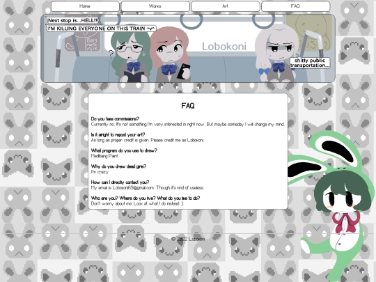 FAQ screenshot