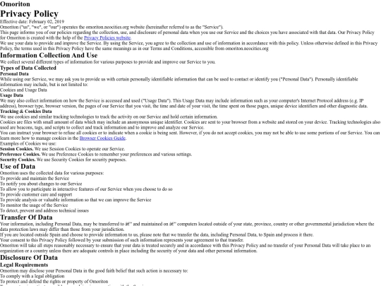 privacypolicy screenshot