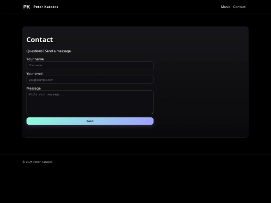 contact screenshot