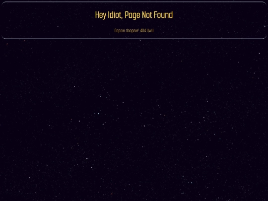 not_found screenshot
