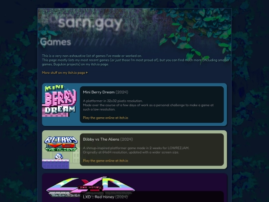 games screenshot