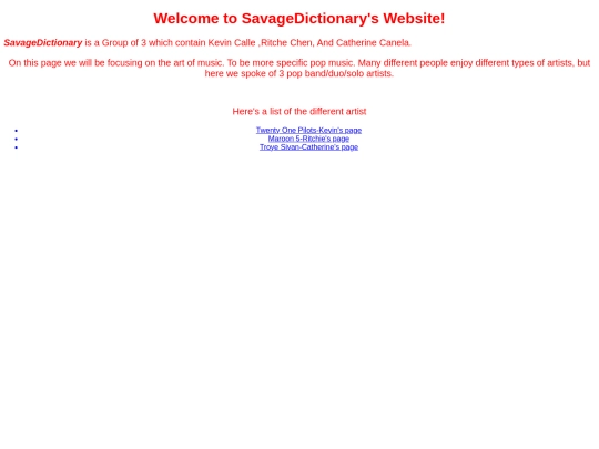 HOMEPAGE screenshot