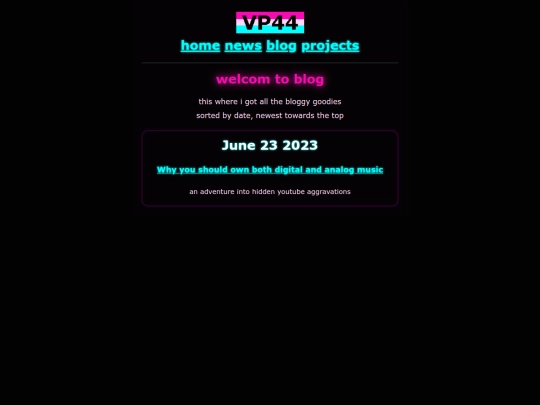 blog screenshot