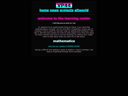 learning screenshot
