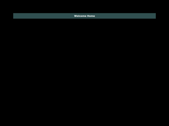 WelcomeHome screenshot