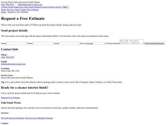 contact screenshot